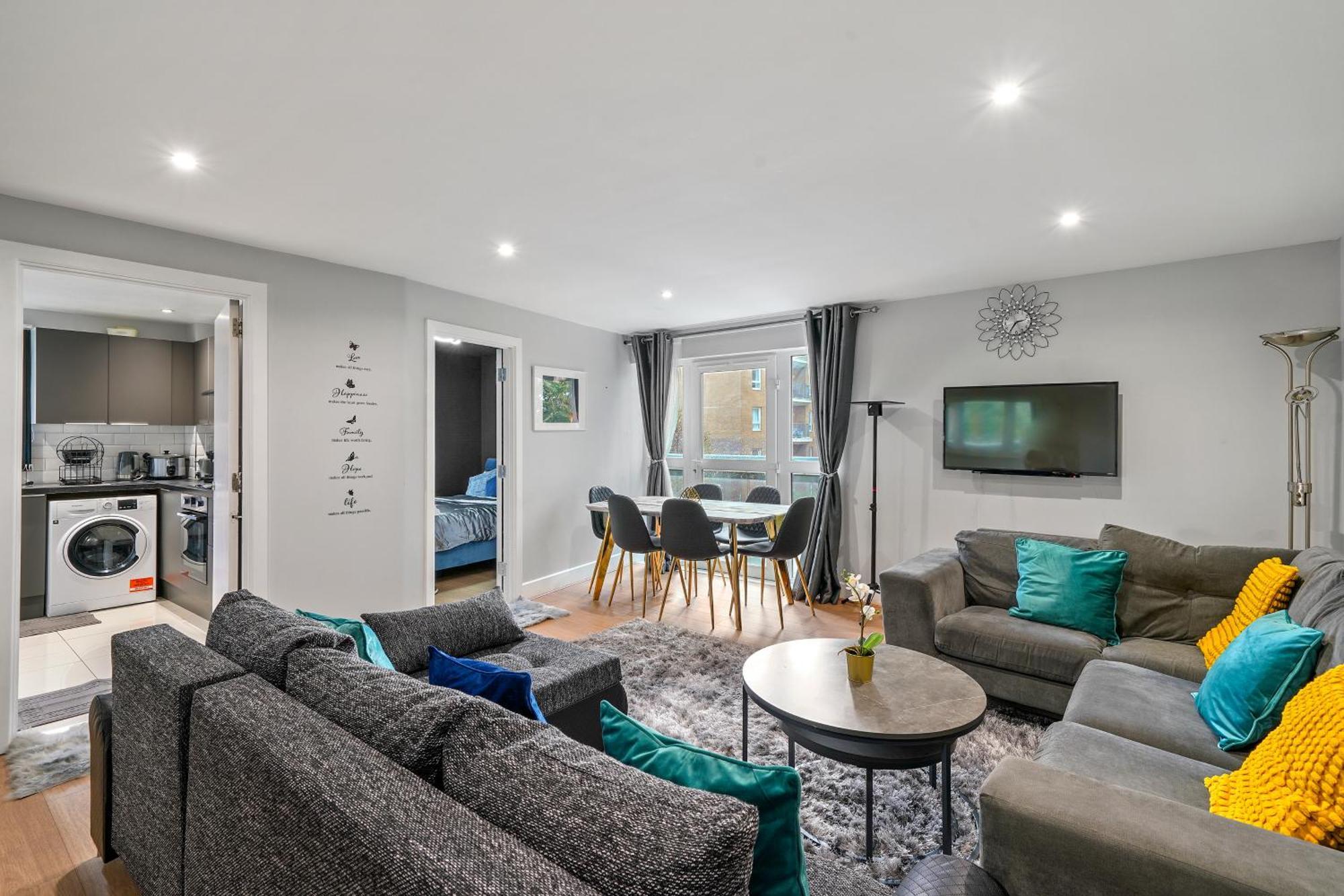 Elegant 3Br 2Bath Flat In Canary Wharf - O2 -Excel ลอนดอน ภายนอก รูปภาพ